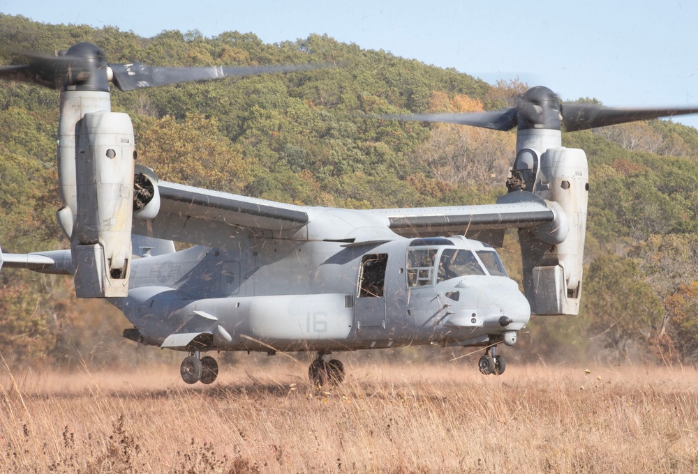 V-22 Ospreys at Fort McCoy