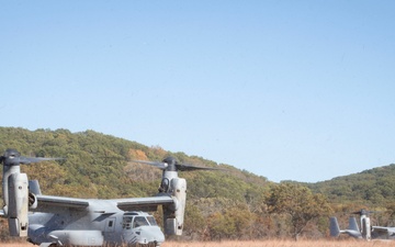 V-22 Ospreys at Fort McCoy