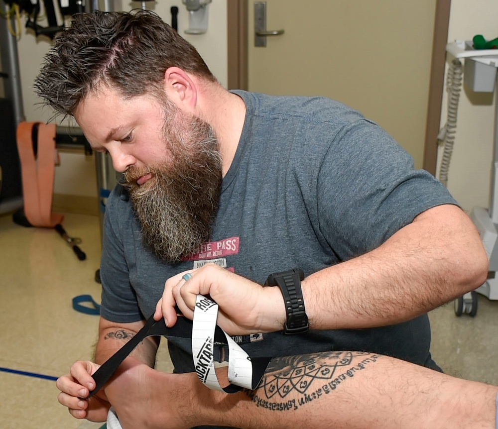 It’s always Physical Therapy Month for this PTA at Naval Hospital Bremerton