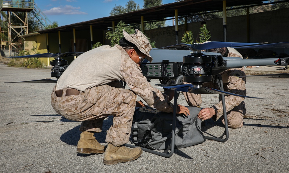 CLB 24, 24th MEU (SOC) Flies TRV 150 for Simulated Resupply in Larnaca, Cyprus