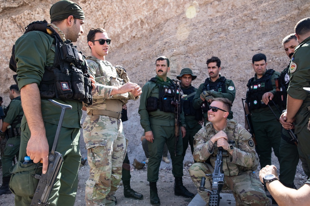 1-181st INF trains with Asayish in Iraqi Kurdistan Region