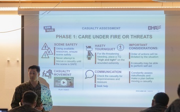 U.S. Marines Conduct Tactical Combat Casualty Care Training