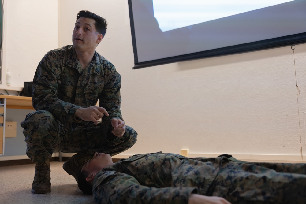 U.S. Marines Conduct Tactical Combat Casualty Care Training