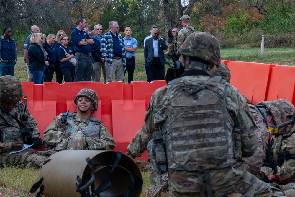 Honorary commander immersive tour at Scott Air Force Base