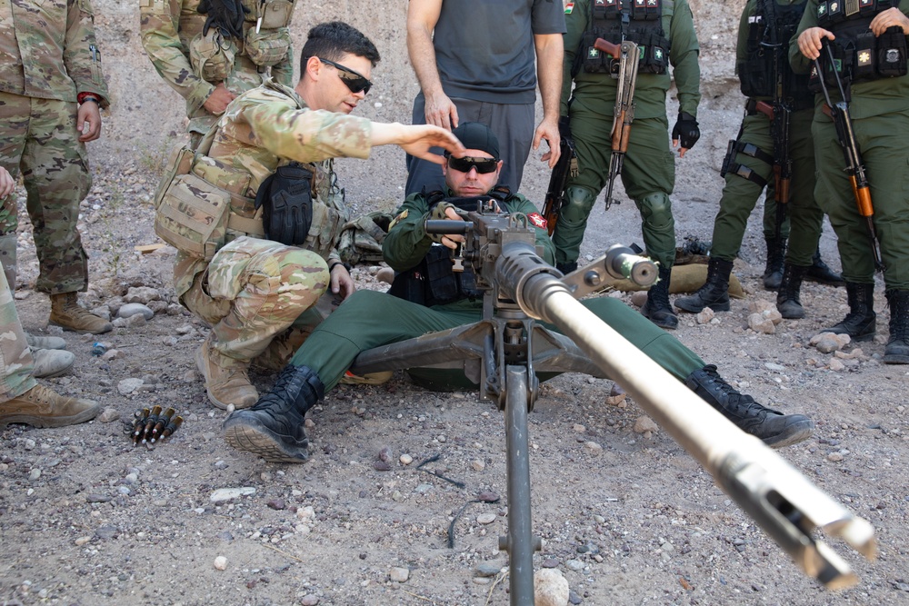 1-181st INF trains with Asayish in Iraqi Kurdistan Region