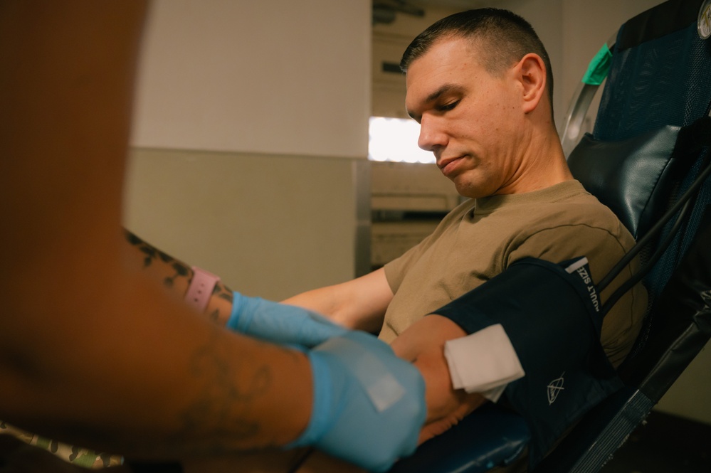 90 SFG hosts blood drive