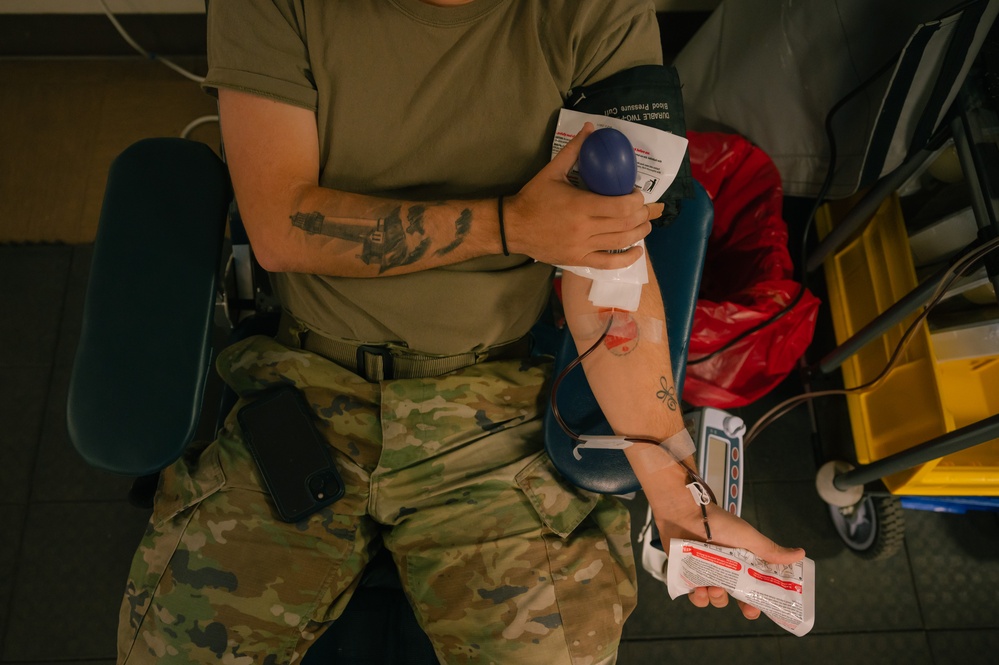 90 SFG hosts blood drive