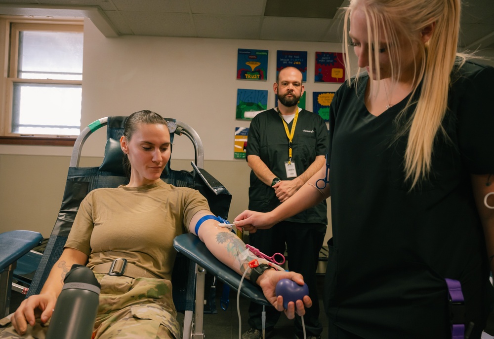 90 SFG hosts blood drive