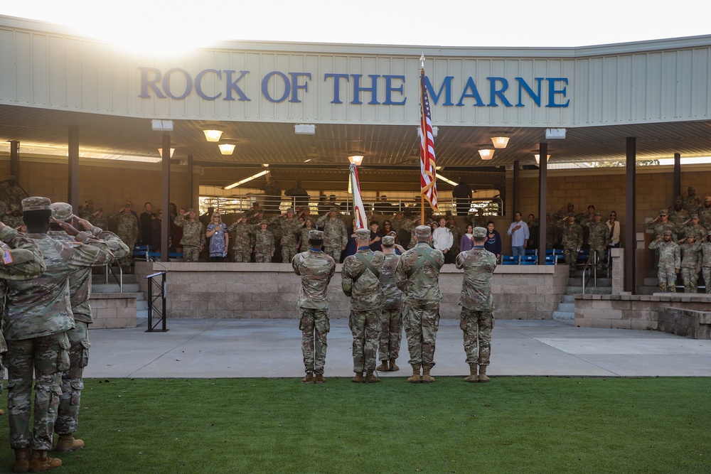 Sustainment Soldiers Host Change of Responsibility