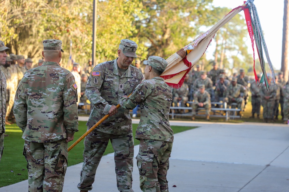 Sustainment Soldiers Host Change of Responsibility