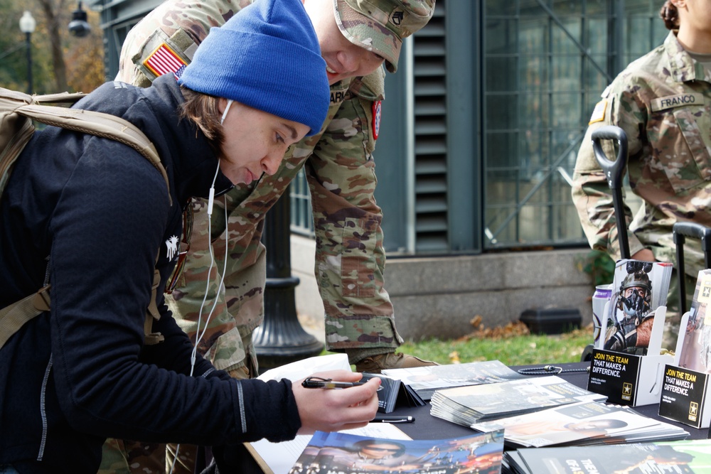 Boston Kicks Off First Army Week