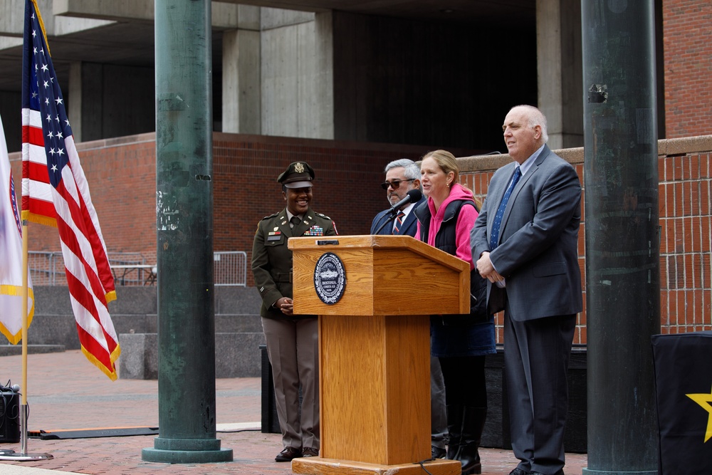 Boston Kicks Off First Army Week