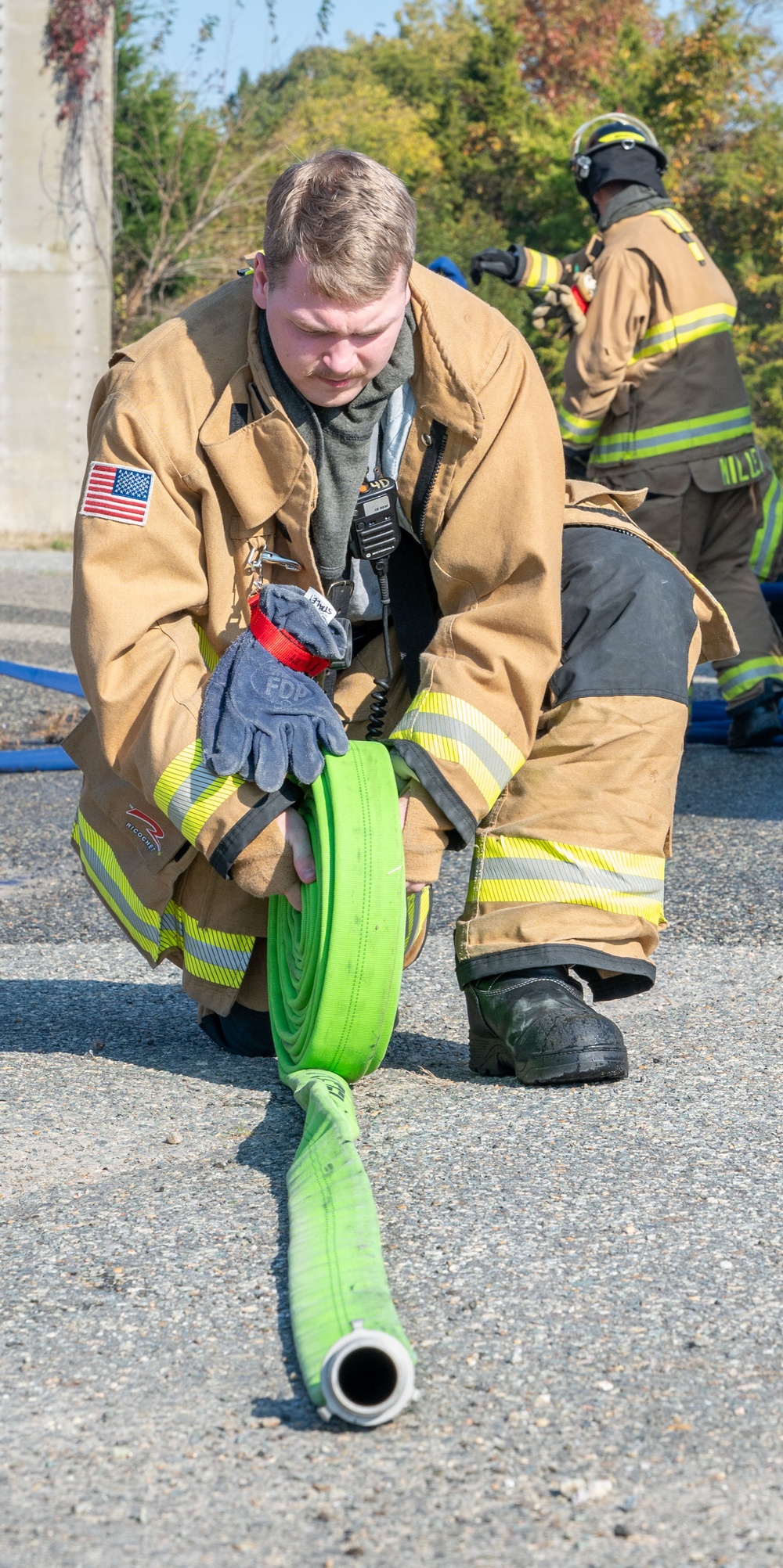 633d Civil Engineering Squadron trains with Poquoson Fire &amp; Rescue