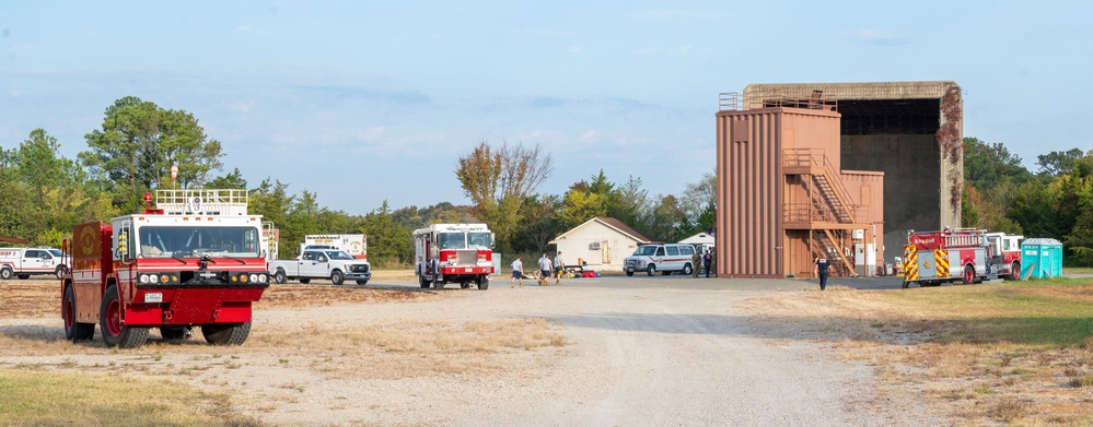 633d Civil Engineering Squadron trains with Poquoson Fire &amp; Rescue