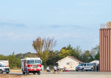 633d Civil Engineering Squadron trains with Poquoson Fire &amp; Rescue