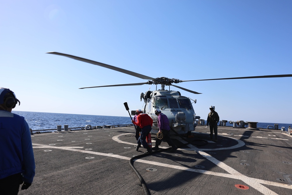 USS Arleigh Burke Flight Quarters