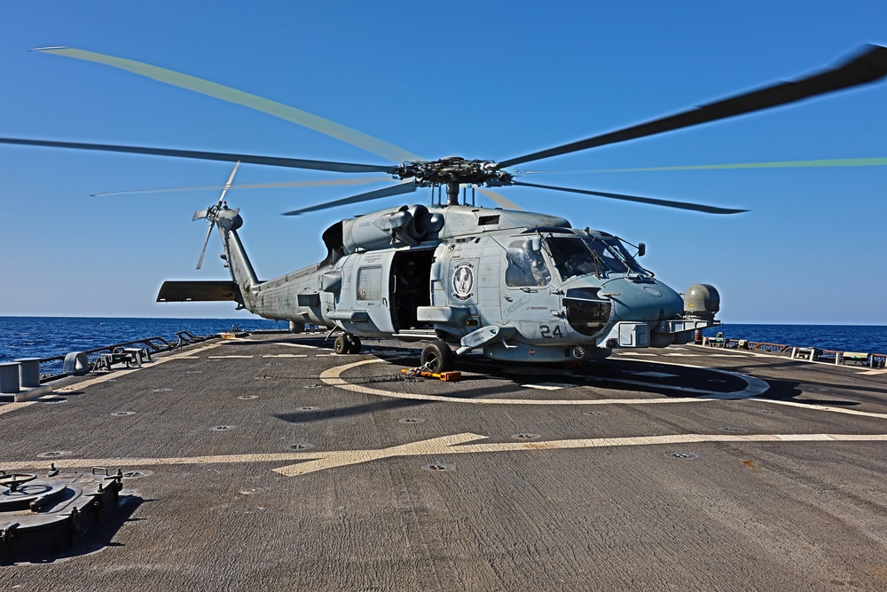 USS Arleigh Burke Flight Quarters