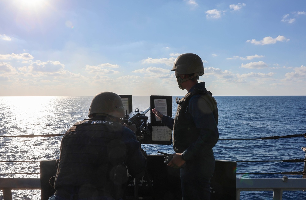 USS Arleigh Burke Quick Draw Drill