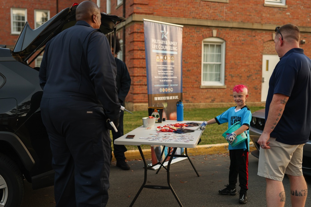 Headquarters Battalion hosts Quantico’s Trunk or Treat
