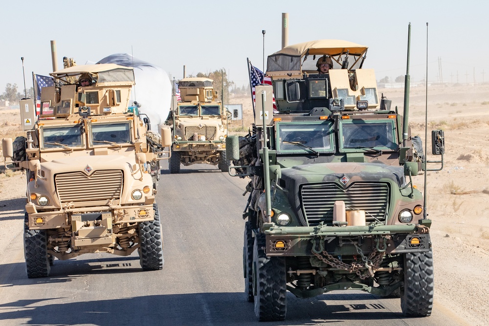 1st Battalion, 181st Infantry Regiment Conducts Convoy Security Operations