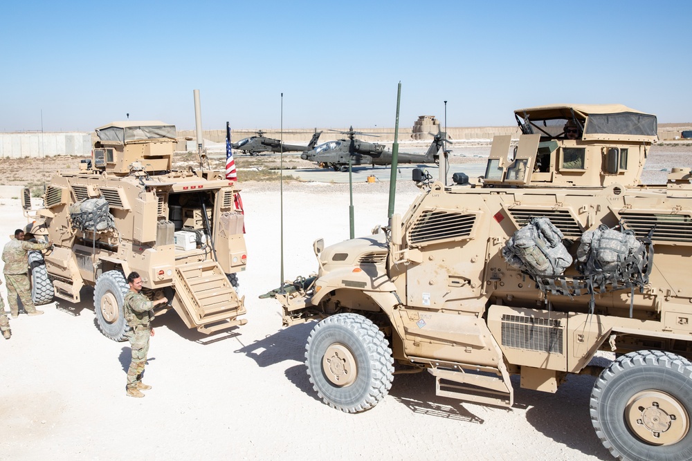 1st Battalion, 181st Infantry Regiment Conducts Convoy Security Operations