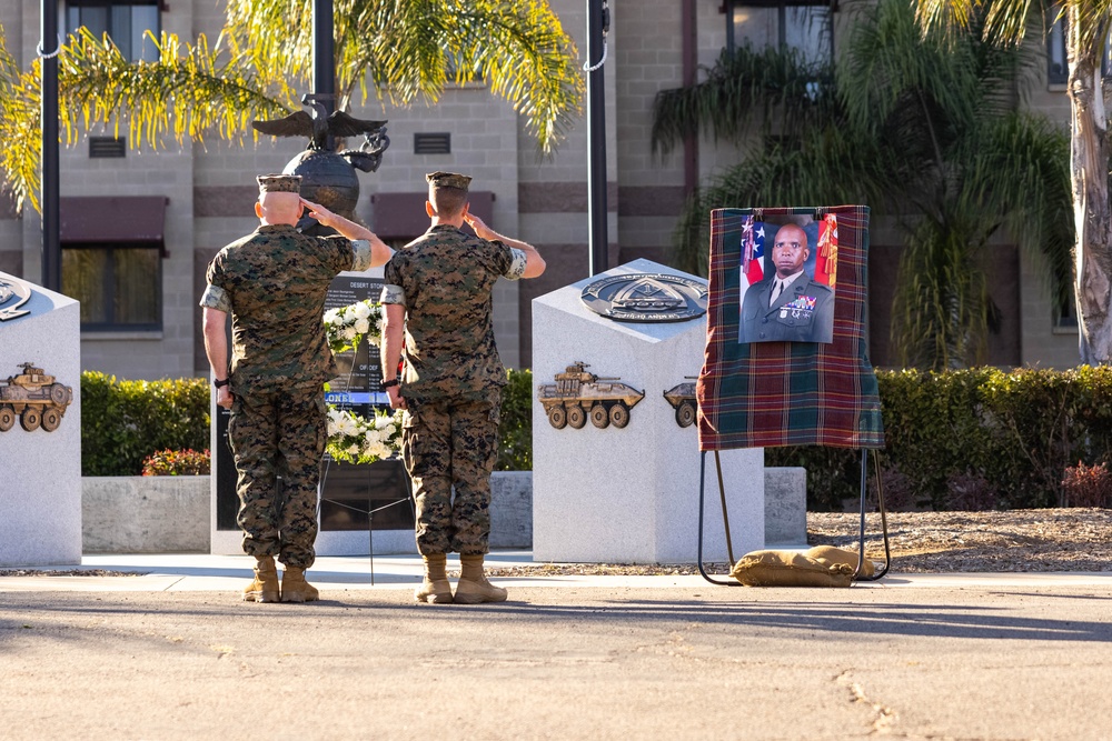 1st LAR holds memorial for former commanding officer