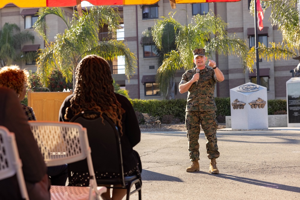 1st LAR holds memorial for former commanding officer