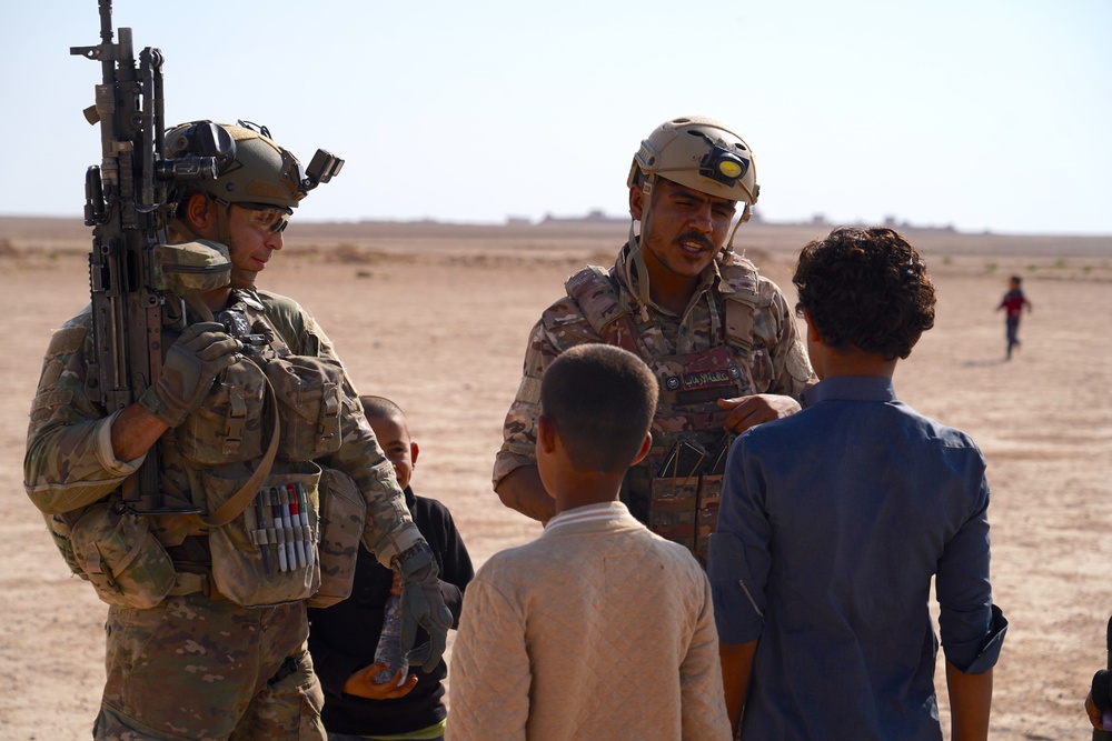 1-114th Infantry Patrols with Syrian Democratic Force Partners