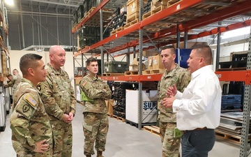 USAMMA command team visit MMOD-Hill