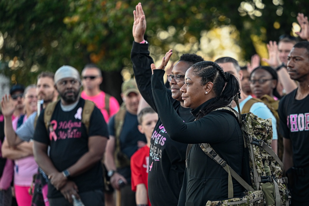 Herk Nation rucks for Breast Cancer Awareness Month