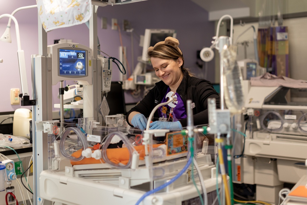 Patients and Staff Celebrate Halloween at Walter Reed National Military Medical Center's NICU