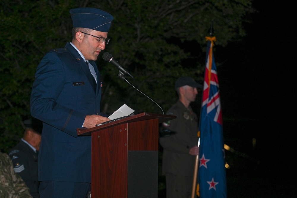 TLR and Royal New Zealand Air Force commemorate Anzac Day