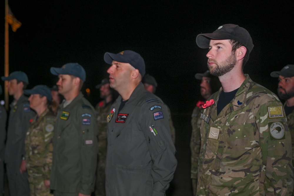 TLR and Royal New Zealand Air Force commemorate Anzac Day