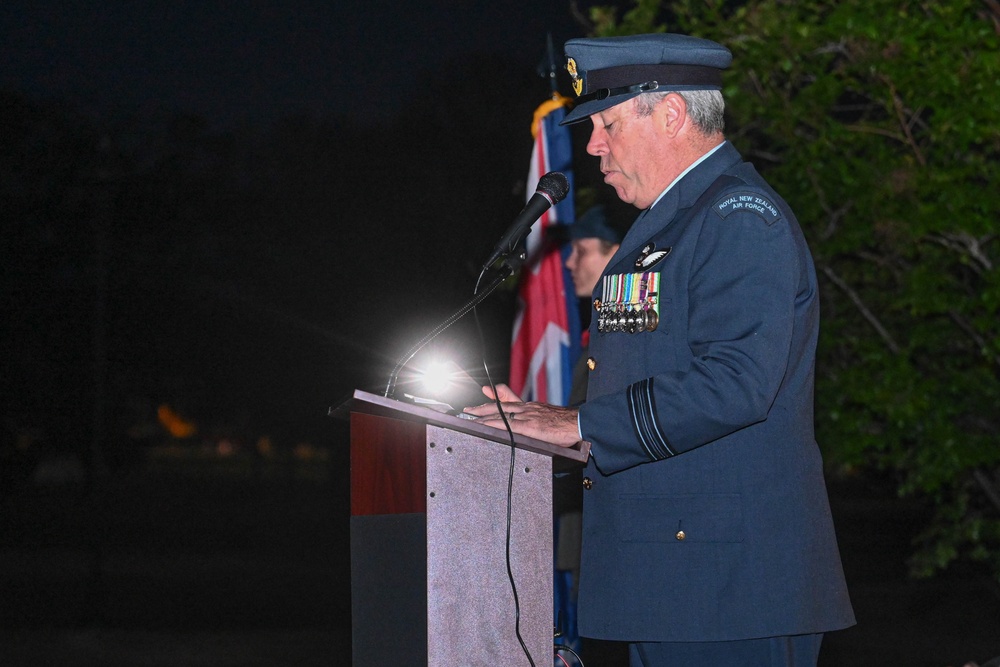 TLR and Royal New Zealand Air Force commemorate Anzac Day