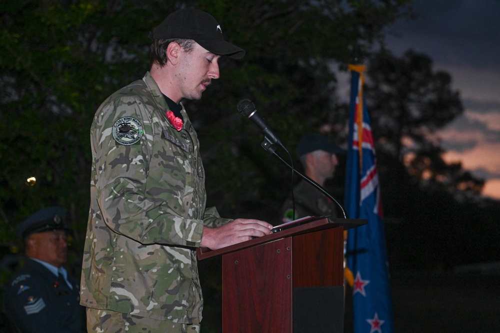 TLR and Royal New Zealand Air Force commemorate Anzac Day