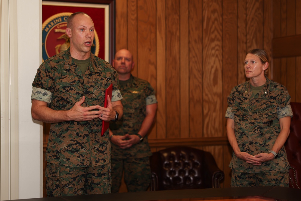 Quantico Chaplain Lt. j.g. Body awarded Navy and Marine Corps Achievement Medal