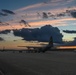 The sun sets at Little Rock Air Force Base