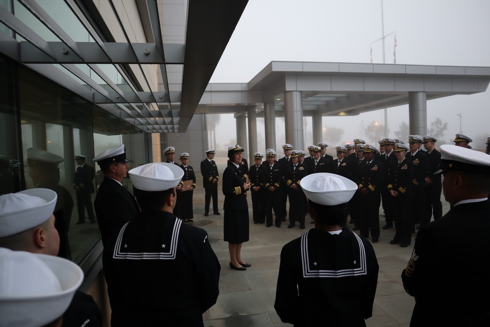 NMRTC Camp Pendleton conducts uniform inspection