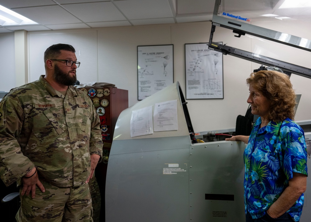 Victoria Yeager Visits the 125th Fighter Wing