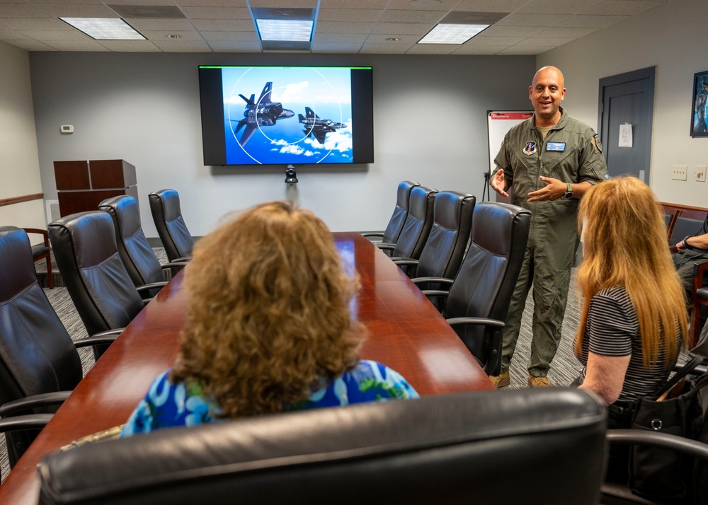 Victoria Yeager Visits the 125th Fighter Wing