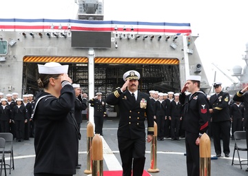 USS Augusta (LCS 34) Conduct Change of Command