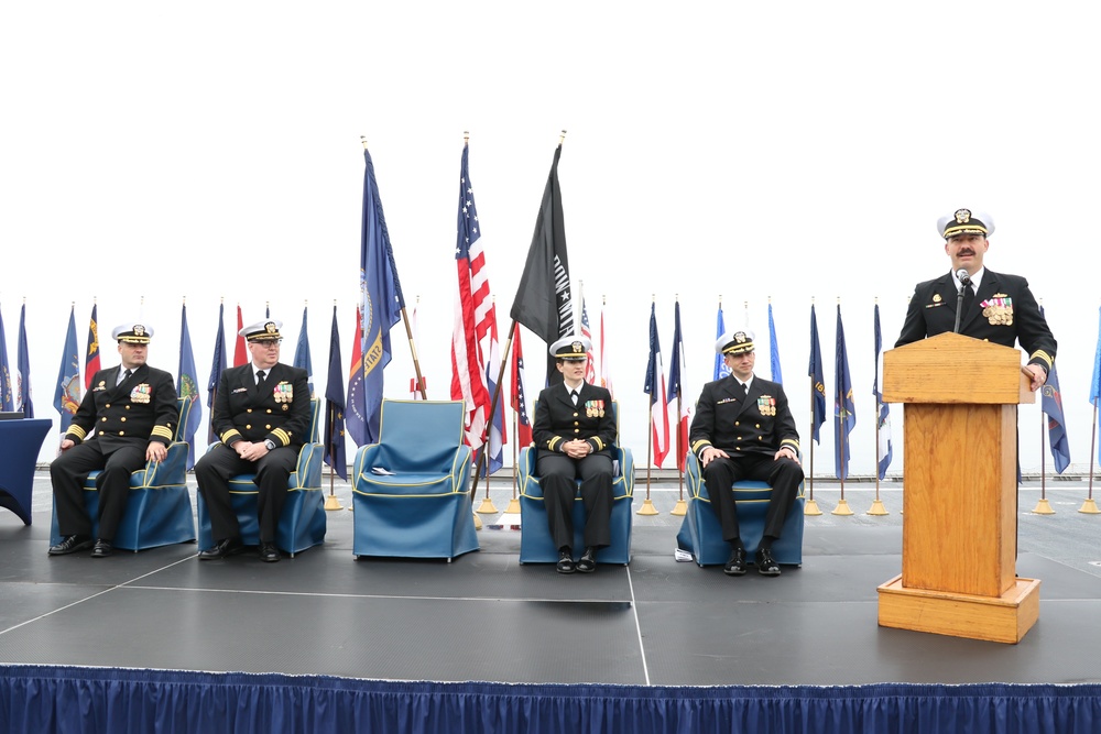 USS Augusta (LCS 34) Conducts Change of Command