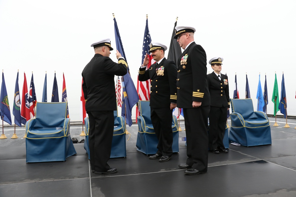 USS Augusta (LCS 34) Conducts Change of Command