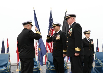 USS Augusta (LCS 34) Conducts Change of Command