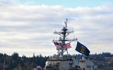 USS John S. McCain Returns Home from Deployment