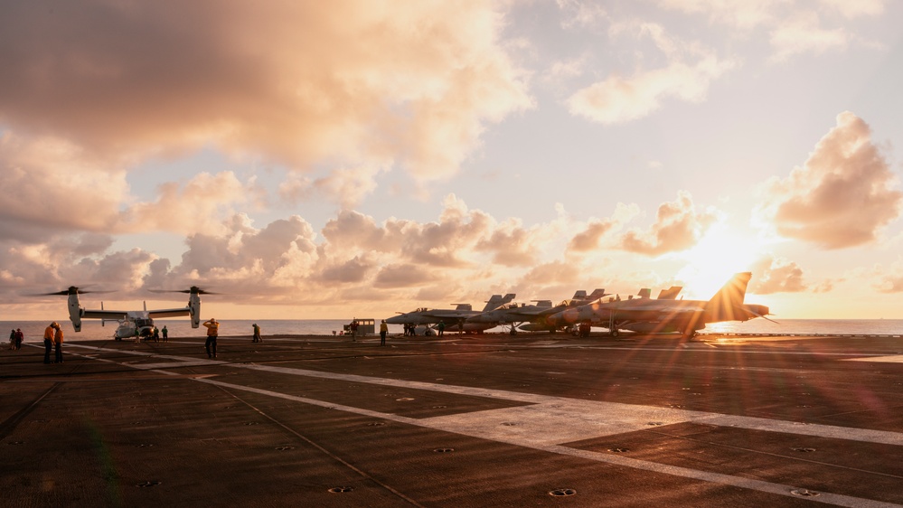 USS George Washington Conducts Flight Operations