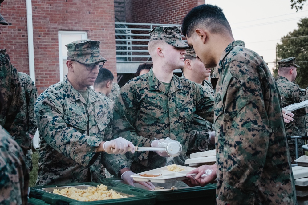 Bravo Company, Headquarters &amp; Support Battalion Marines, Hike, Fight and Eat