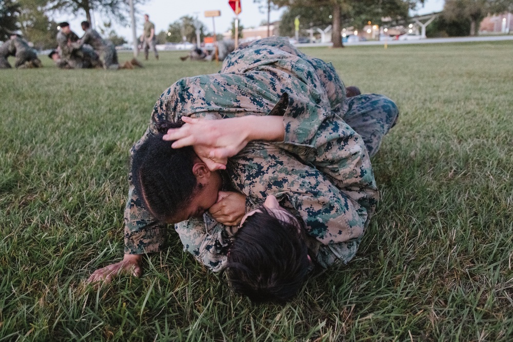 Bravo Company, Headquarters &amp; Support Battalion Marines, Hike, Fight and Eat