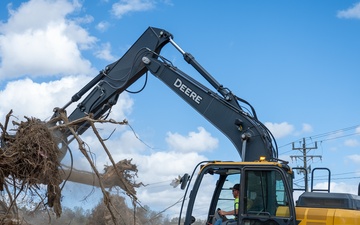 Debris moved out of Old Fort to McDowell County temporary debris site