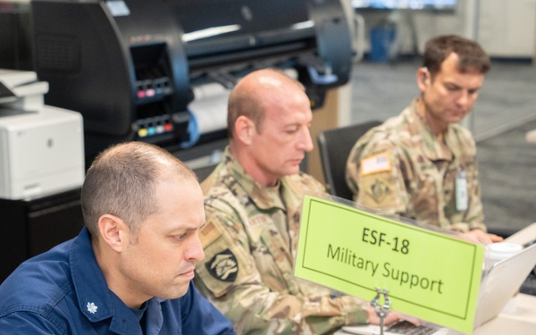 Iron OR 24: Military Support at Oregon Emergency Management Headquarters